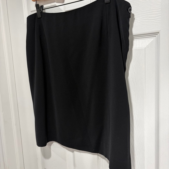 Vintage Jones New York Classic Black Mini Skirt Preppy Office Core - Picture 3 of 8